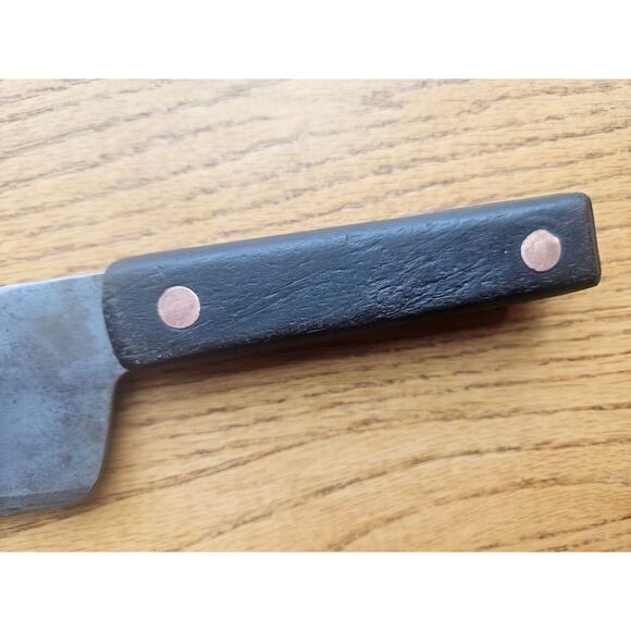 Vintage Butcher Meat Cleaver Wood Handle, 12" Overall, 7” Blade 11oz UNBRANDED - Picture 9 of 10